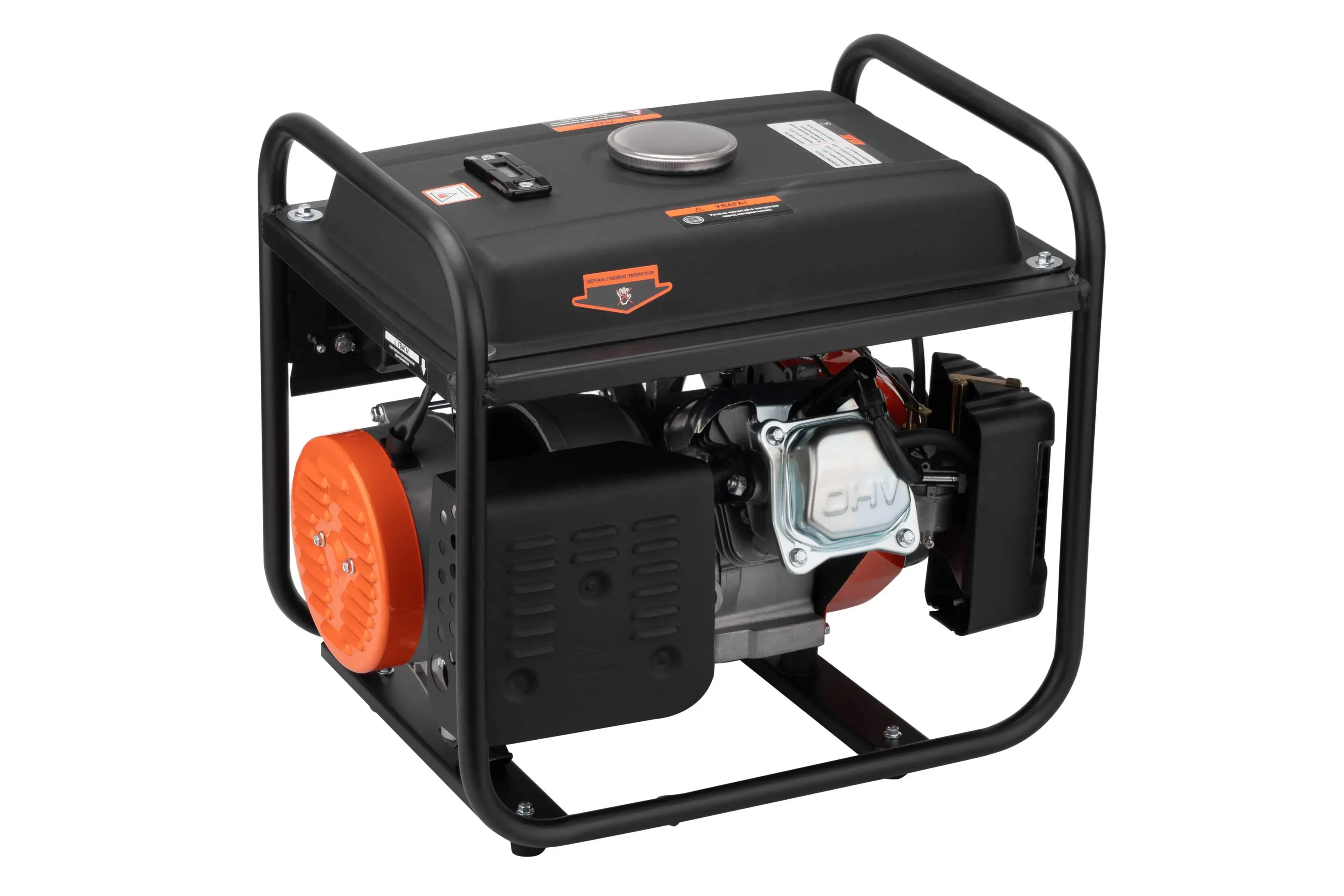 Генератор бензиновий 2E 220В (1 фаза), 0.8/1кВт, ручний старт, 26.4кг - 2