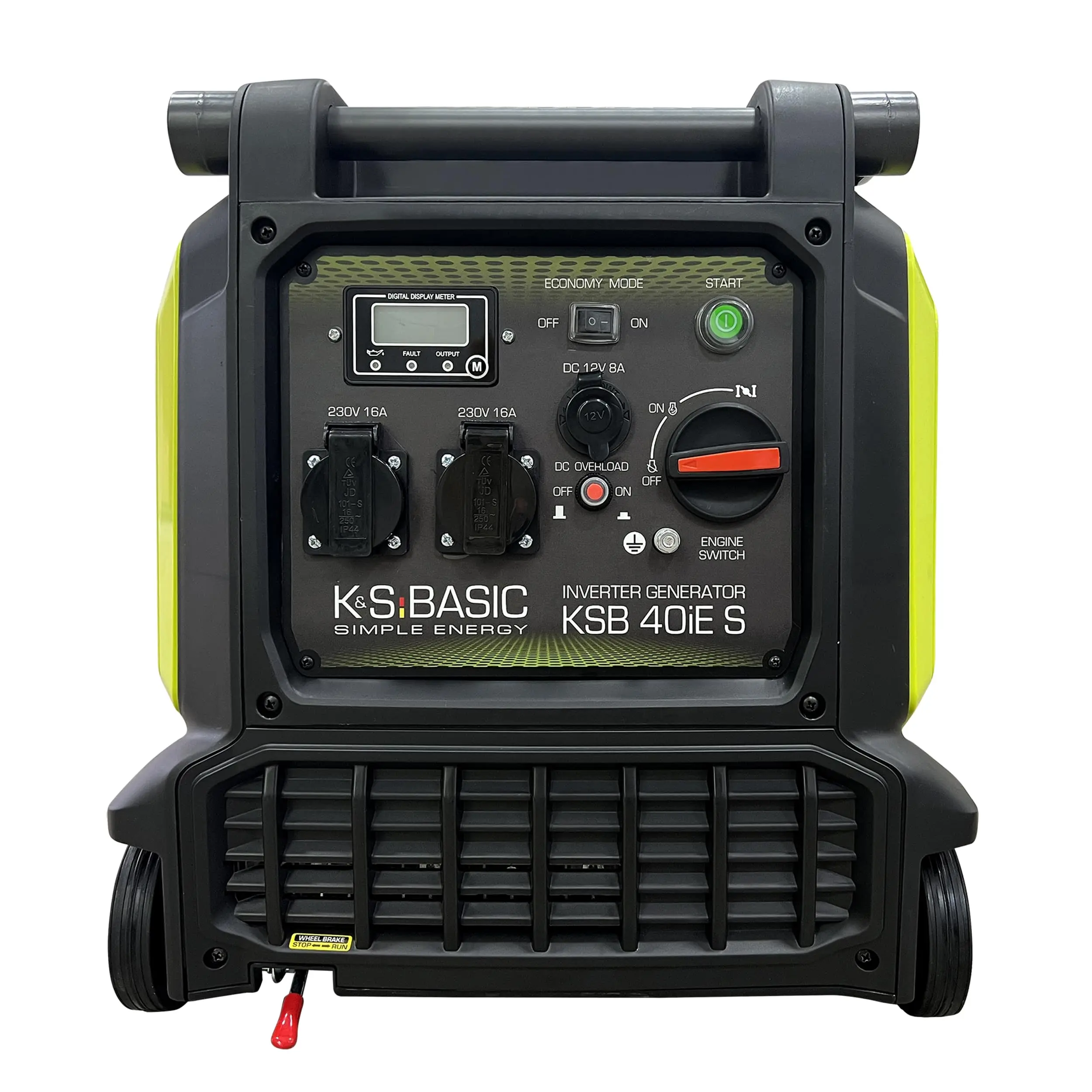 Генератор бензиновий інверторний Konner&Sohnen KSB 40iE S, 230В, 3.8кВт, електростартер, 43кг - 2