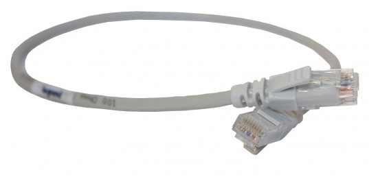 Патч-корд Legrand CAT 5e U-UTP, 0.5 м, AWG 24, PVC, сірий