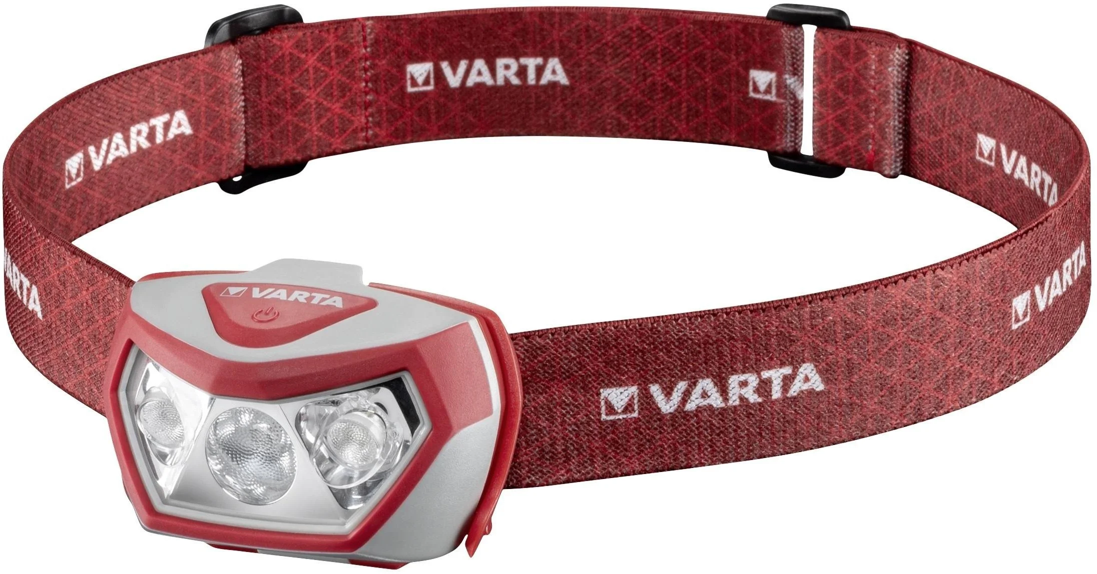 Ліхтар VARTA Налобний Outdoor  Sports H20 Pro IPX4, до 200 люмен, до 50 метрів, біле/червоне світло,