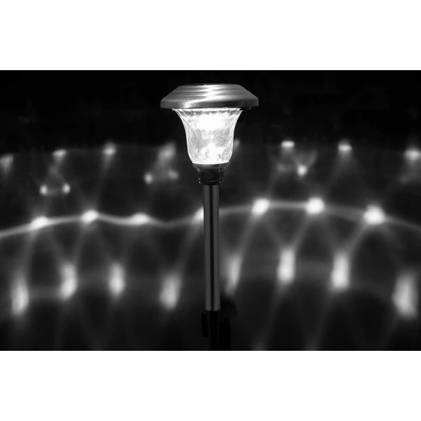 Світильник стовпчик Neo Tools LED 43см 0.3Вт 10Лм 3000К 600мА•год автономний датчик сутінків чорний - 2