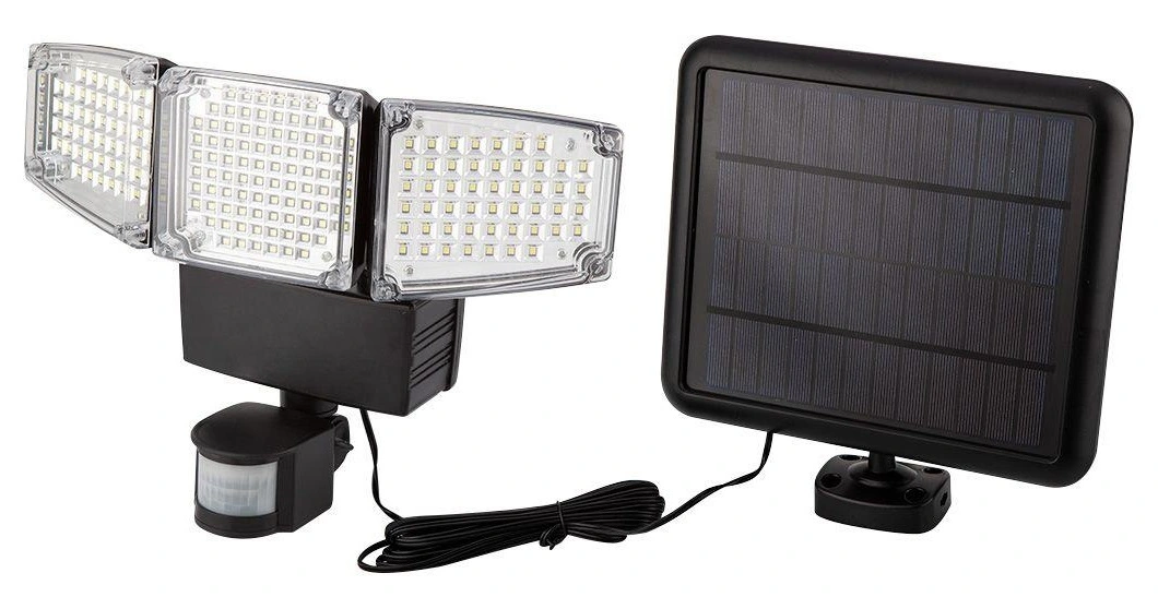 Світильник фасадний Neo Tools LED 10Вт 1000Лм 3000-6000К 2000мА•год автономний датчик руху сутінків