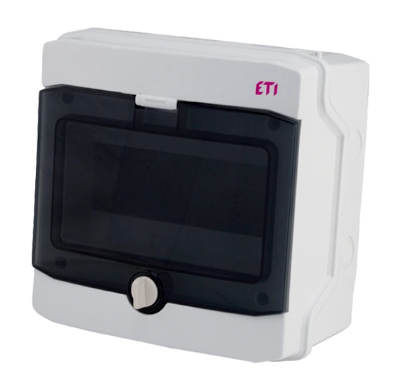 Пластиковий щит ETI, ECH 8G (8 модулів, зовнішнього виконання IP65)