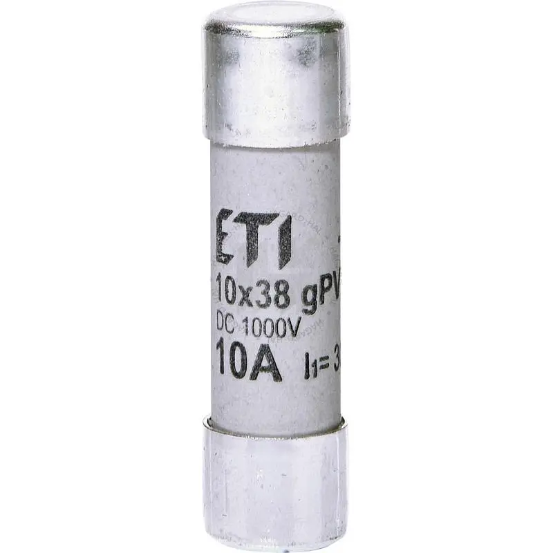 Запобіжник ETI, CH 10x38 gPV 10A 1000V (30kA) - 2
