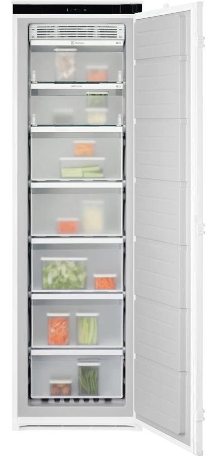 Морозильна камера Electrolux вбудована, 177x55х55, 211л, А++, NF, диспл внутр., білий