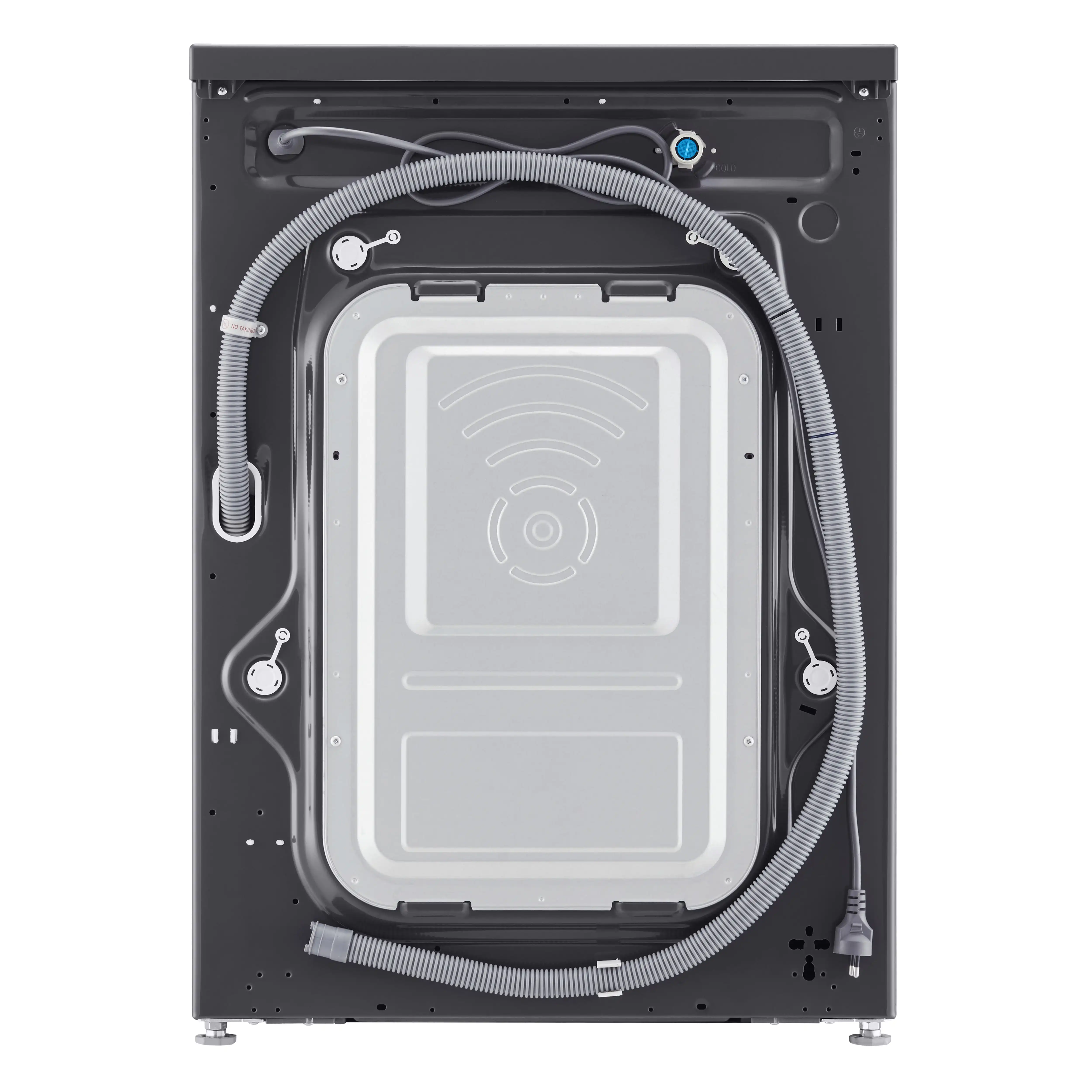 Пральна машина LG фронтальна, 7кг, 1200, A+++, 44см, дисплей, пара, інвертор, чорний - 20