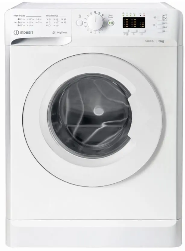 Пральна машина Indesit фронтальна, 5кг, 1000, A++, 43см, білий