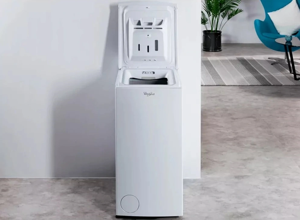 Пральна машина Whirlpool вертикальна, 6кг, 1200, A+++, 60см, дисплей, білий - 2
