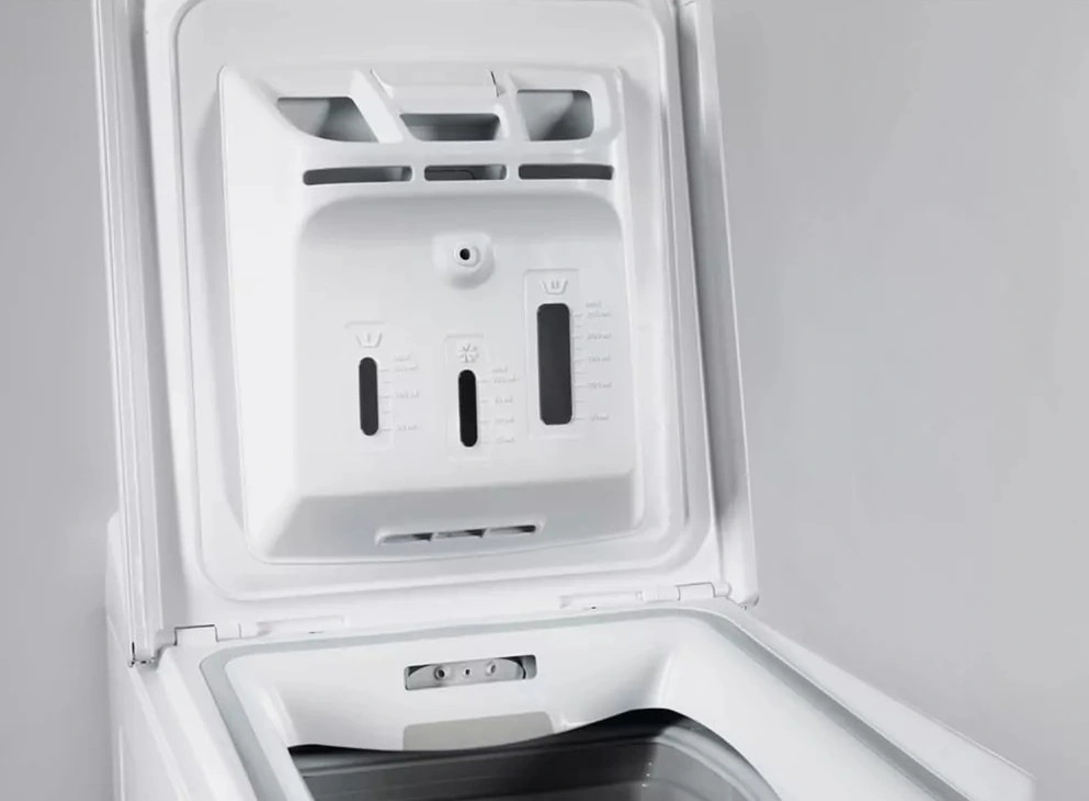 Пральна машина Whirlpool вертикальна, 6кг, 1200, A+++, 60см, дисплей, білий - 4