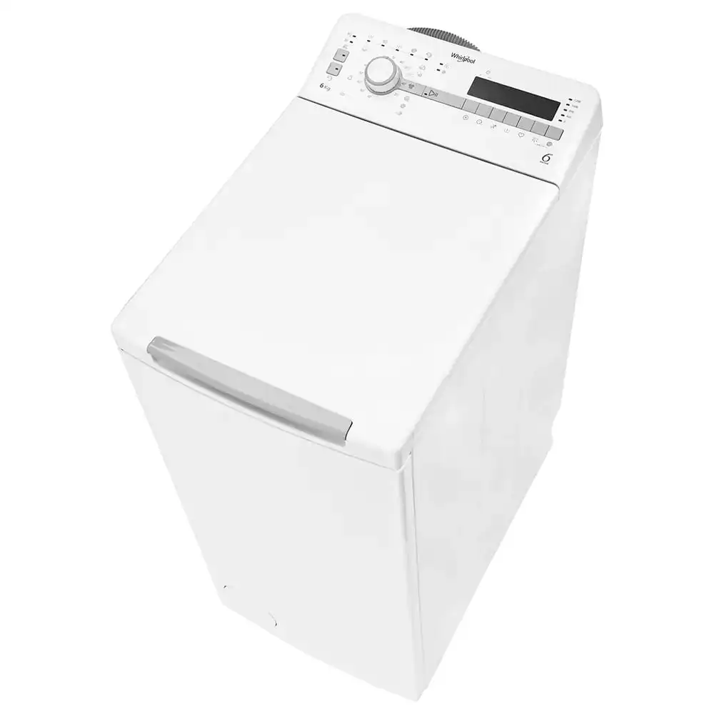 Пральна машина Whirlpool вертикальна, 6кг, 1200, A+++, 60см, дисплей, білий - 8