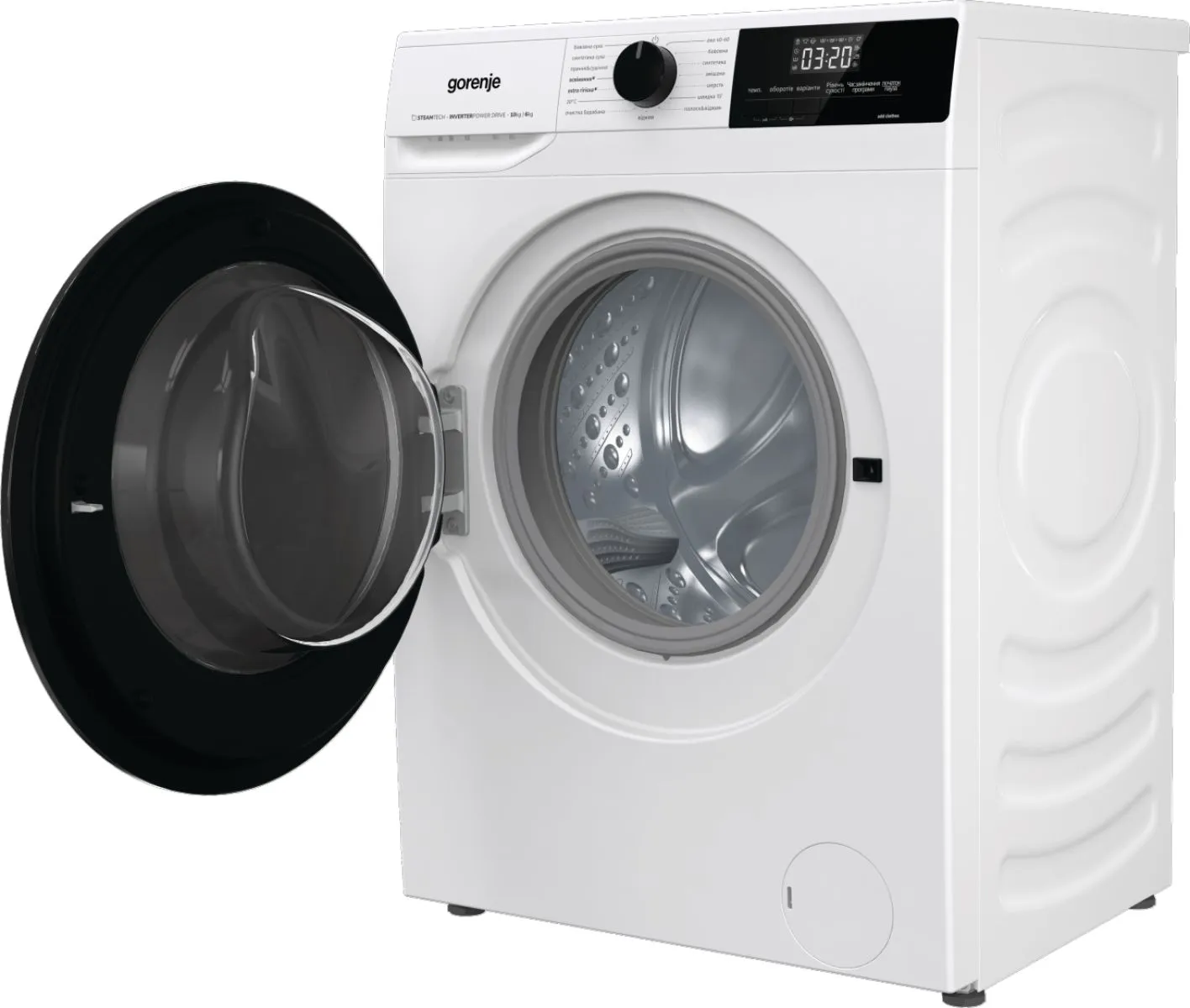 Прально-сушильна машина Gorenje фронтальна, 10(6)кг, 1400, A+, 66см, дисплей, інвертор, повний AquaS - 18