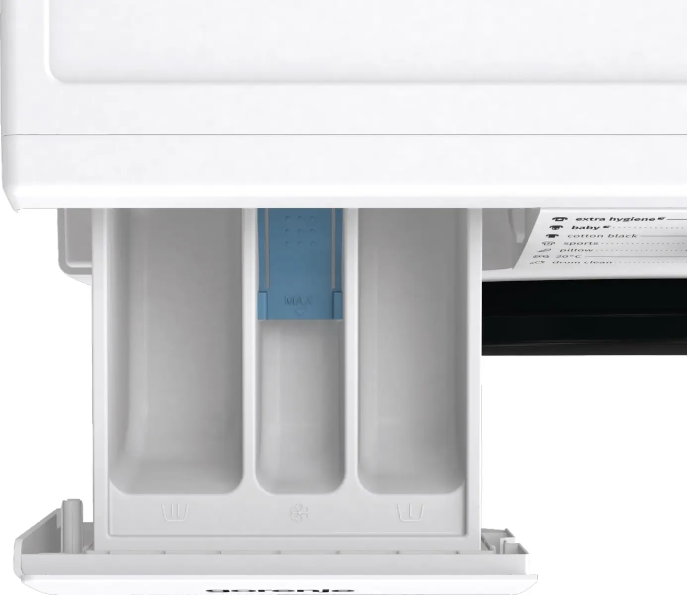 Пральна машина Gorenje фронтальна, 7кг, 1400, A+++, 47см, дисплей, пара, інвертор, білий - 11