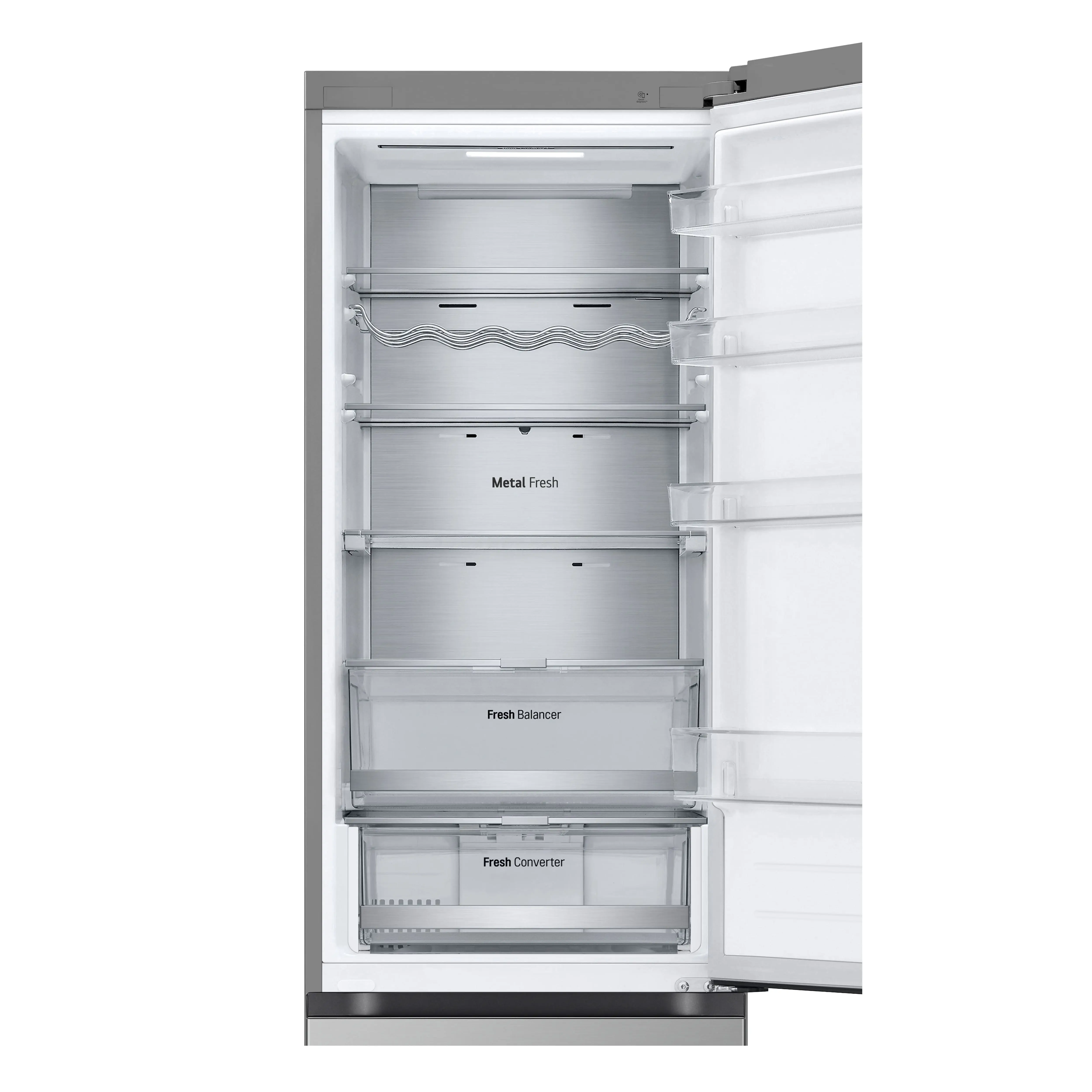 Холодильник LG з нижн. мороз., 203x60х68, холод.відд.-277л, мороз.відд.-107л, 2дв., А++, NF, інв., д - 22