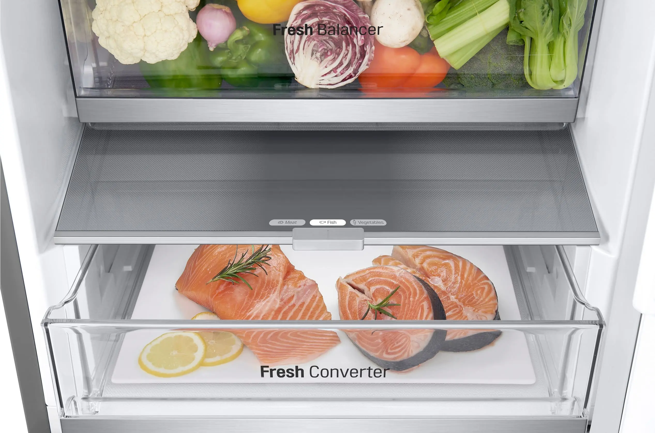 Холодильник LG з нижн. мороз., 203x60х68, холод.відд.-277л, мороз.відд.-107л, 2дв., А++, NF, інв., д - 19