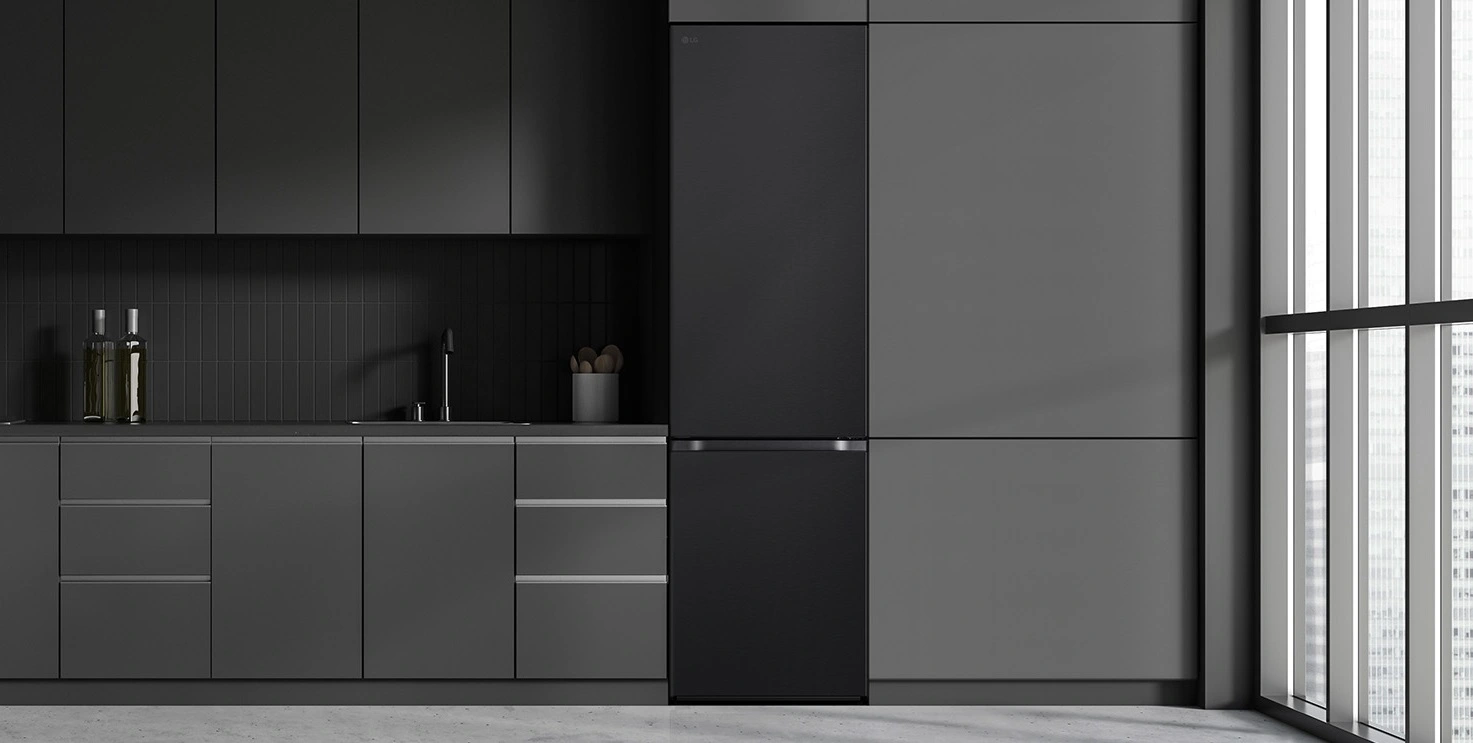 Холодильник LG з нижн. мороз., 203x60х68, холод.відд.-277л, мороз.відд.-107л, 2дв., А++, NF, інв., д - 2