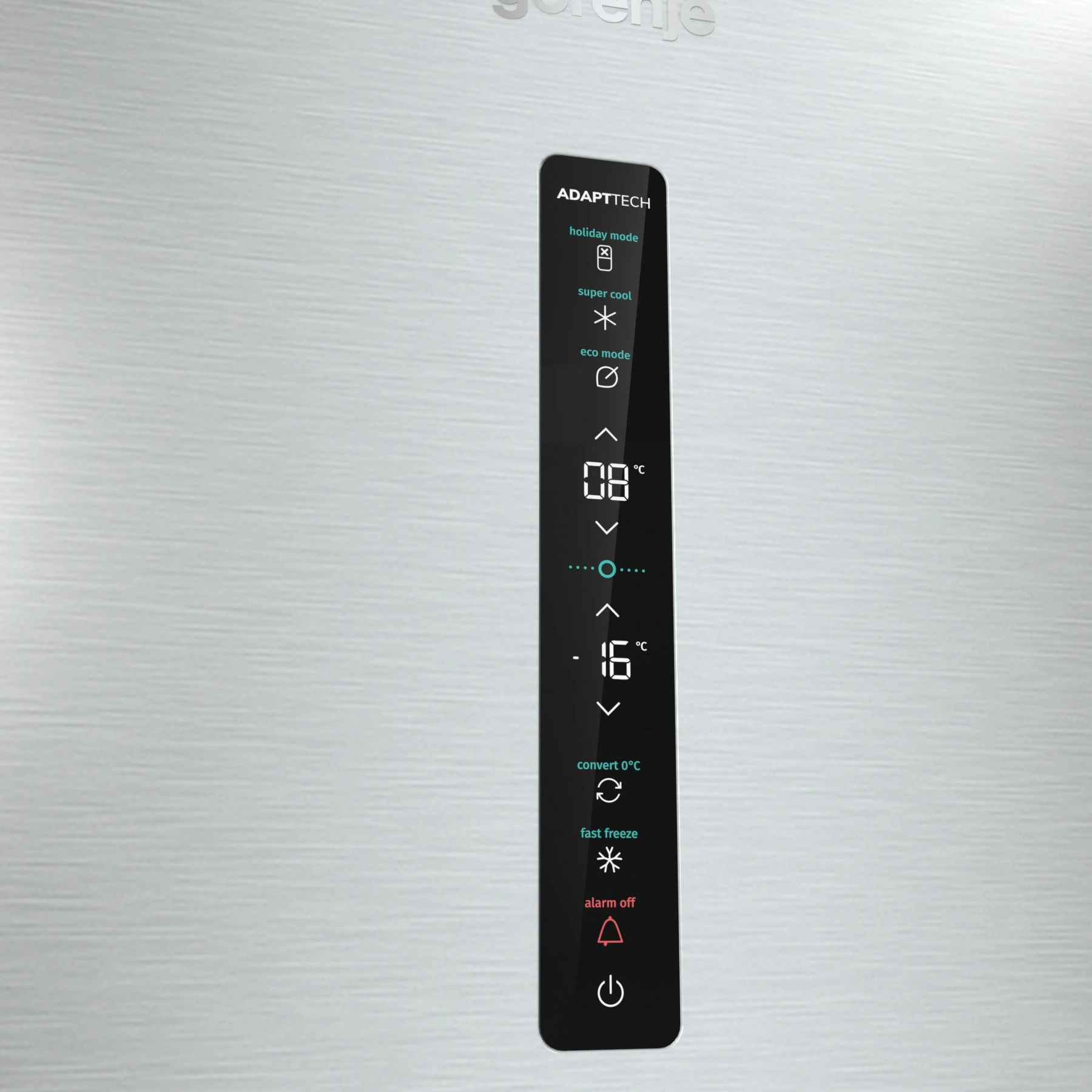 Холодильник з нижн. мороз. камерою Gorenje NRC6204SXL5M, 178х66х60см, 2 двері, 255( 106)л, А++, NF+, - 4