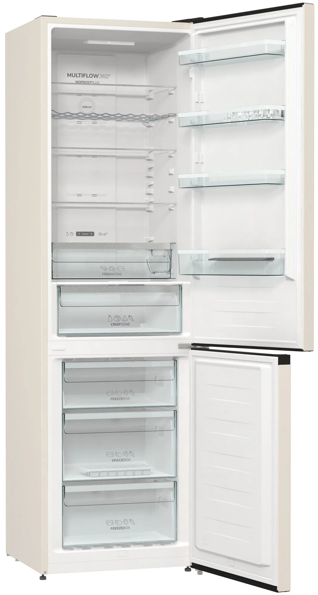 Холодильник з нижн. мороз. камерою Gorenje NRK6202AC4, 200х60х60см, 2 двері, 235( 96)л, А+, NoFrost+ - 8