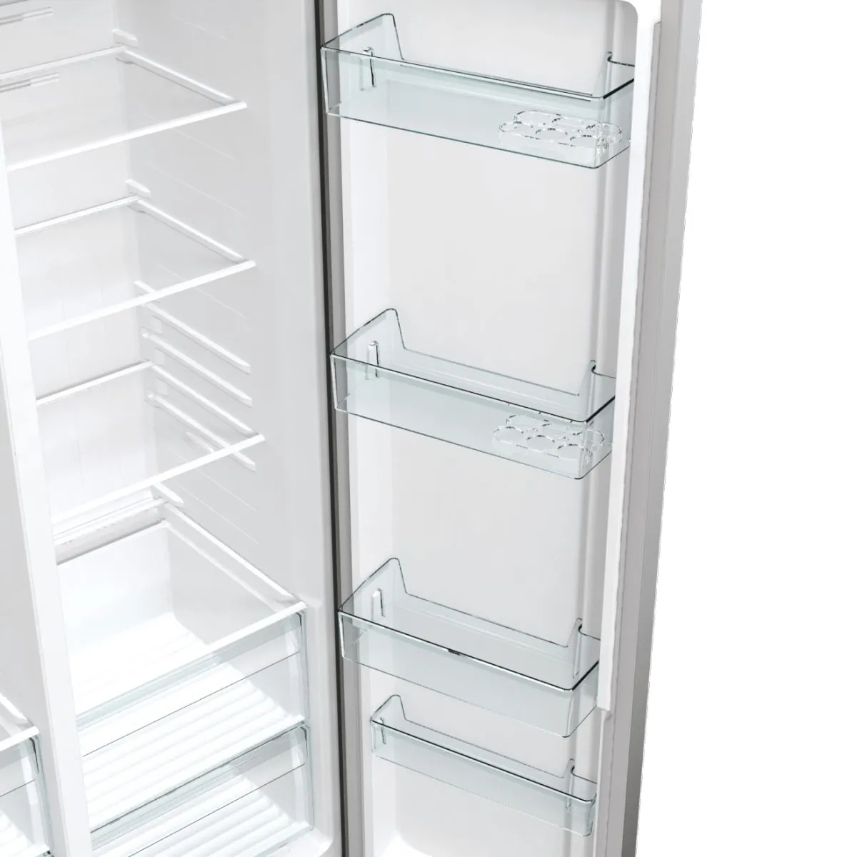 Холодильник SBS Gorenje, 179х67х92см, 2 двері, 356( 191)л, А++, NF+, Інв. , Зона св-ті, Зовн. Диспл, - 14
