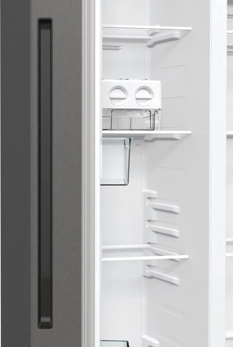 Холодильник SBS Gorenje, 179х67х92см, 2 двері, 356( 191)л, А++, NF+, Інв. , Зона св-ті, Зовн. Диспл, - 12