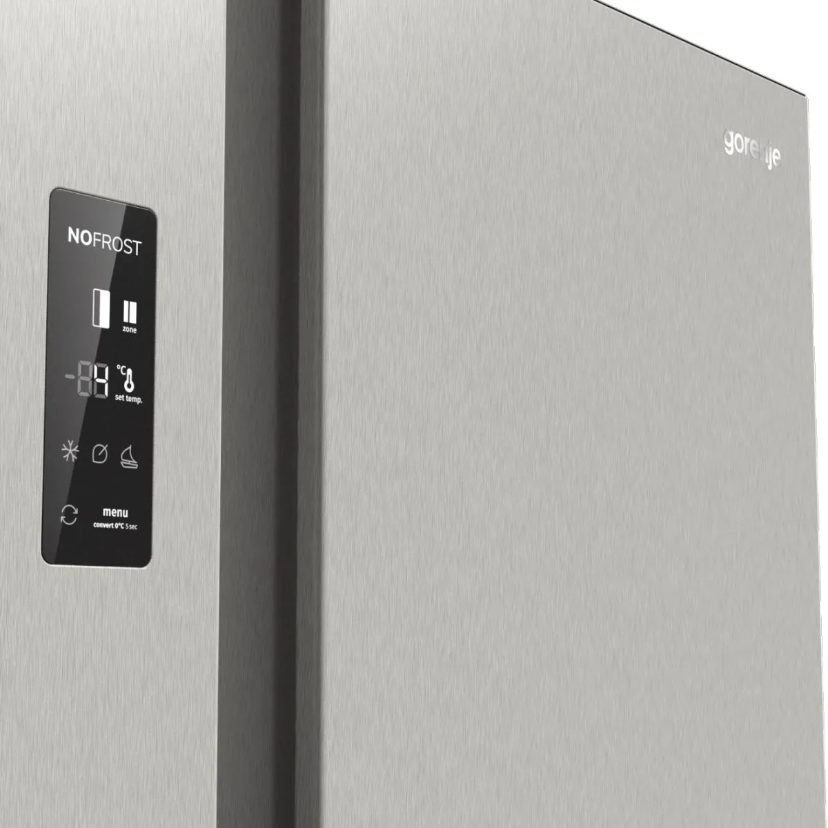 Холодильник SBS Gorenje, 179х67х92см, 2 двері, 356( 191)л, А++, NF+, Інв. , Зона св-ті, Зовн. Диспл, - 9