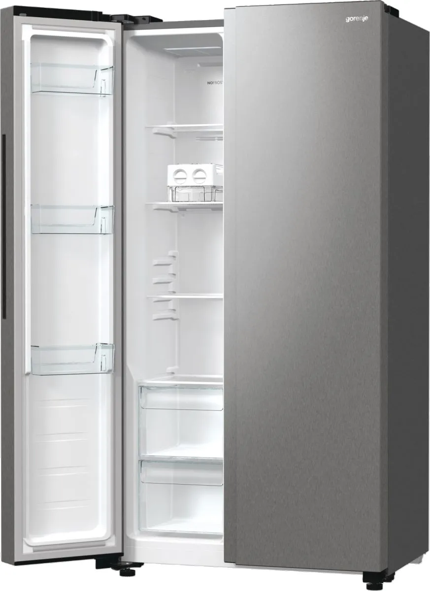 Холодильник SBS Gorenje, 179х67х92см, 2 двері, 356( 191)л, А++, NF+, Інв. , Зона св-ті, Зовн. Диспл, - 2