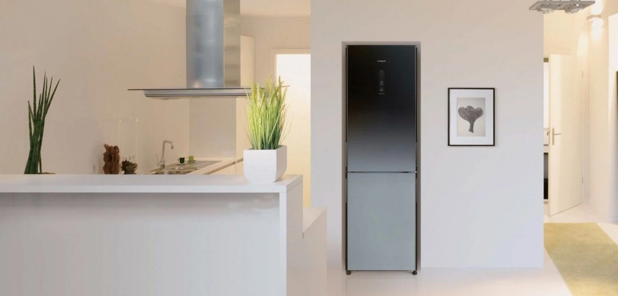 Холодильник Hitachi з нижн. мороз., 190x60х65, холод.відд.-215л, мороз.відд.-115л, 2дв., А++, NF, ін - 2