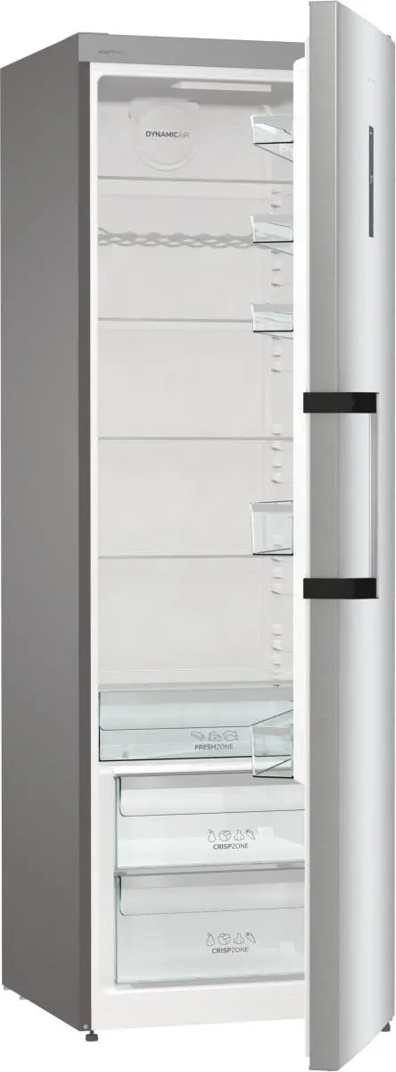 Холодильна камера Gorenje, 185x60х66, 398л, А++, дисплей, зона св-ті, матовий нерж - 6