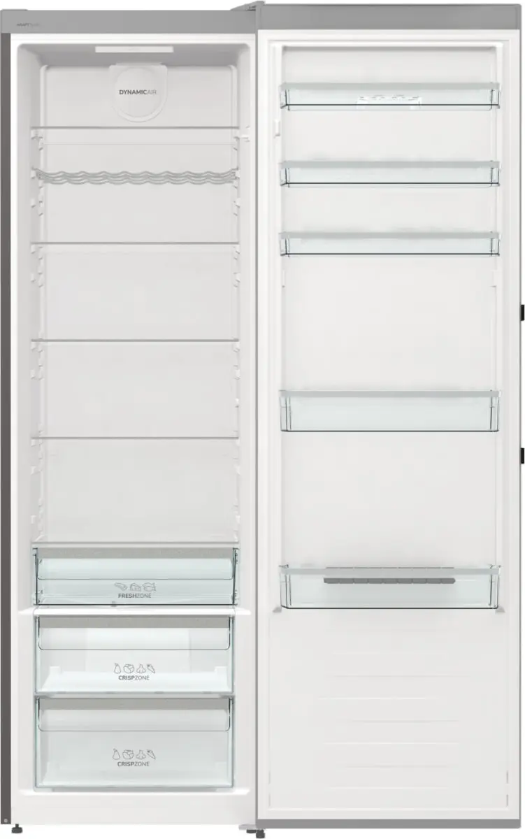 Холодильна камера Gorenje, 185x60х66, 398л, А++, дисплей, зона св-ті, матовий нерж - 8