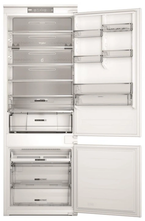 Холодильник Whirlpool вбудований з нижн. мороз., 193.5x69х54.5, холод.відд.-295л, мороз.відд.-99л, 2