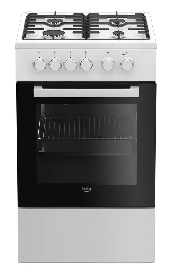 Плита Beko комбінована, 60л, 50x60см, конвекція, білий