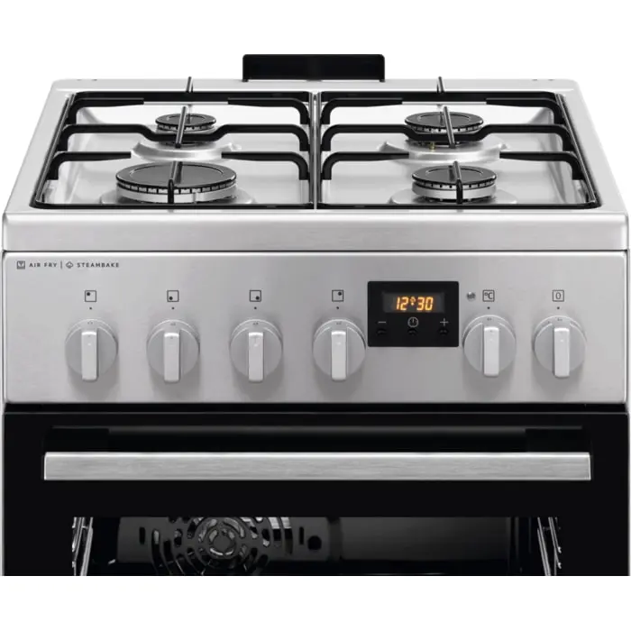 Плита Electrolux комбінована, 58л, 50x60см, дисплей, конвекція, пара, нерж - 2