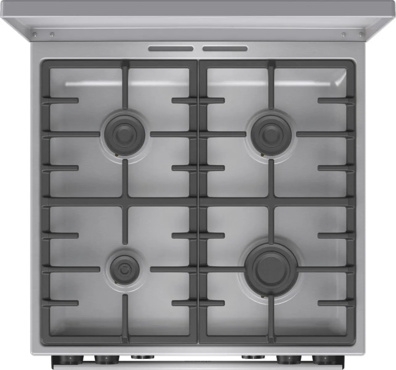 Плита Gorenje комбінована, 71л, 60x60см, дисплей, чавун,з кришкою, програматор IconLed,нерж - 7