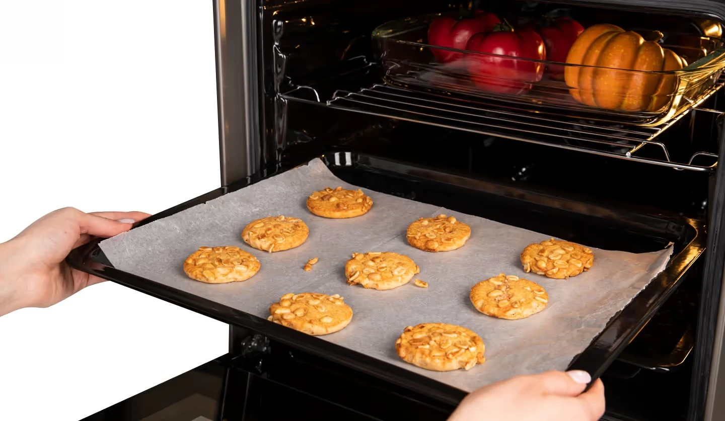 Плита Hansa комбінована, 65л, 50x60см, дисплей, конвекція, чавун, нерж - 17