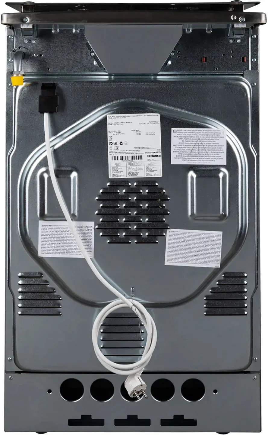 Плита Hansa комбінована, 65л, 50x60см, дисплей, конвекція, чавун, нерж - 24