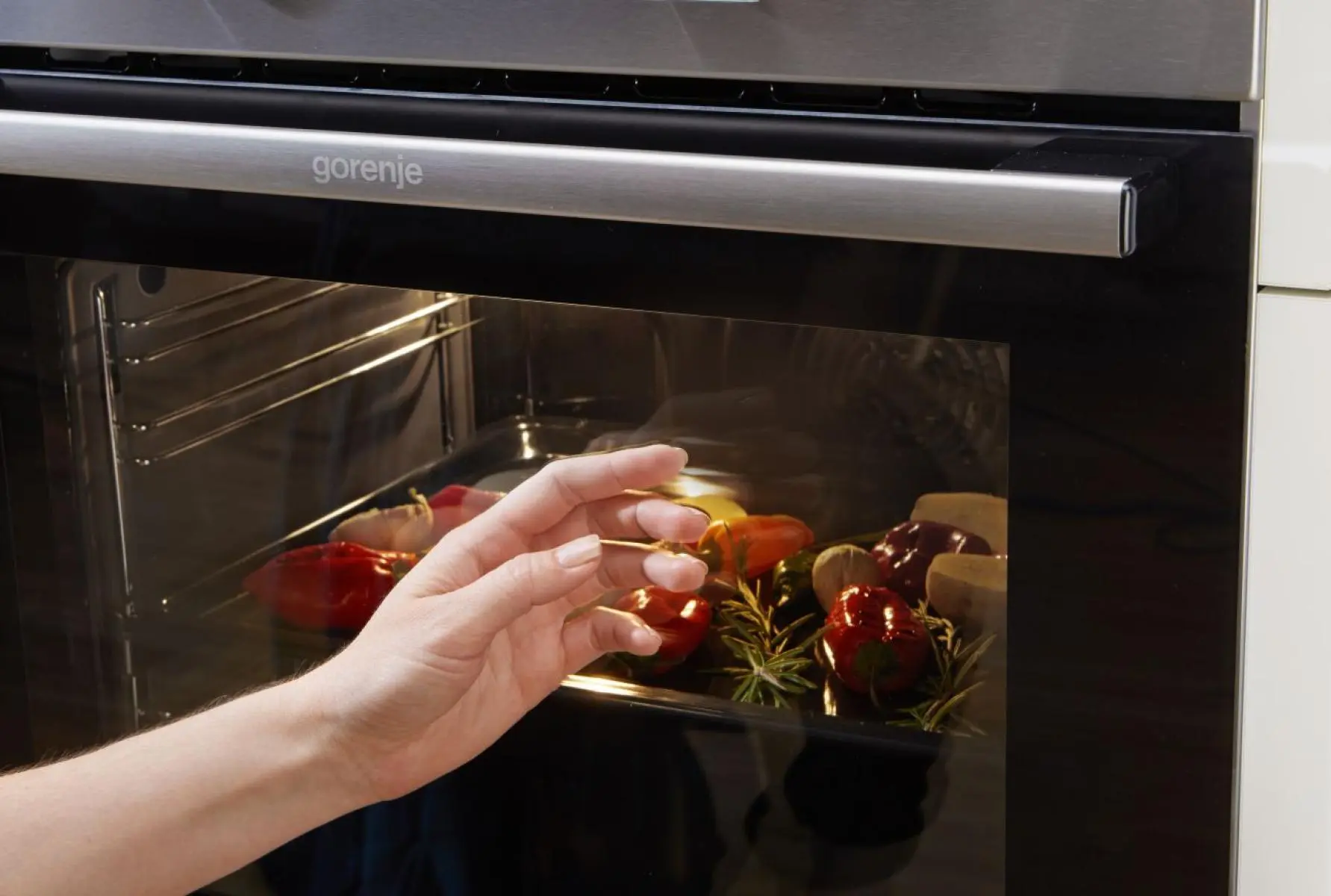 Плита Gorenje комбінована, 62л, 50x60см, дисплей, IconLed, емальовані, титан - 26