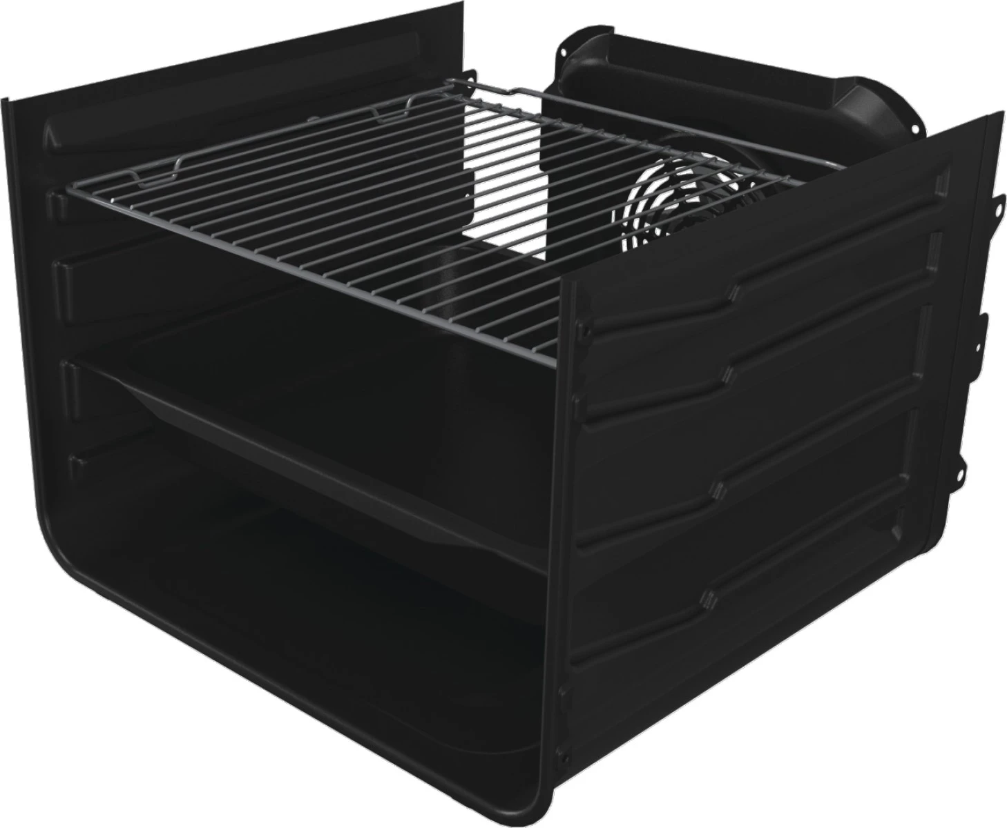 Плита Gorenje комбінована, 62л, 50x60см, дисплей, IconLed, емальовані, титан - 10