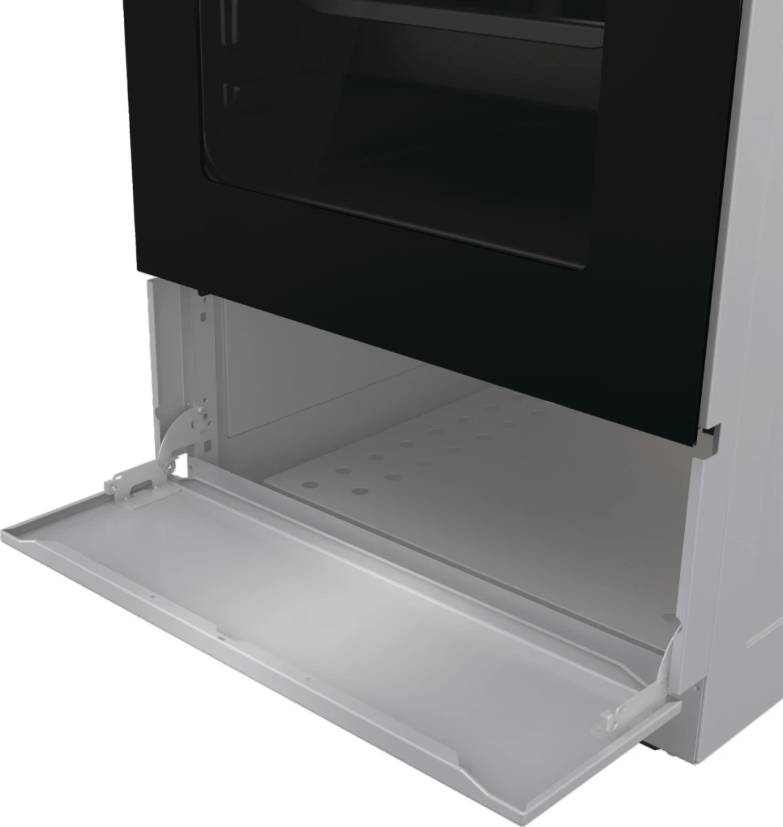 Плита Gorenje комбінована, 62л, 50x60см, дисплей, IconLed, емальовані, титан - 11