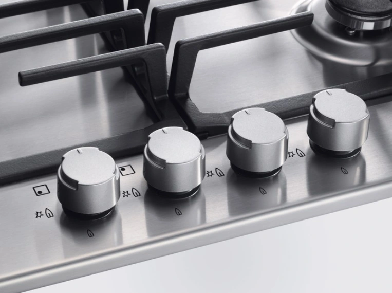 Варильна поверхня Electrolux газова, 30см, чавун, Доміно, нерж - 4