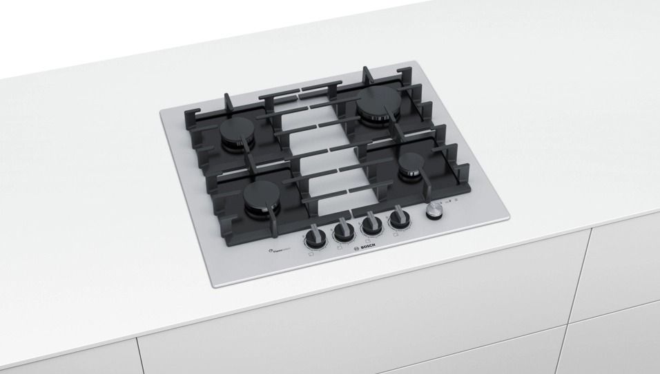 Варильна поверхня Bosch  газова, 60см, чавун, білий - 5