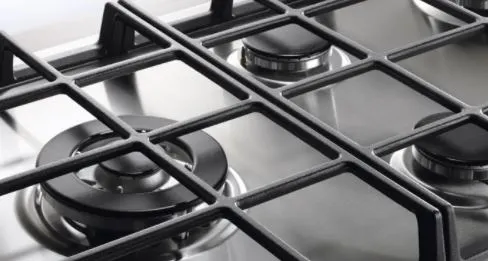 Варильна поверхня Electrolux газова на склі Rococo, 60см, чавун, шампань - 4