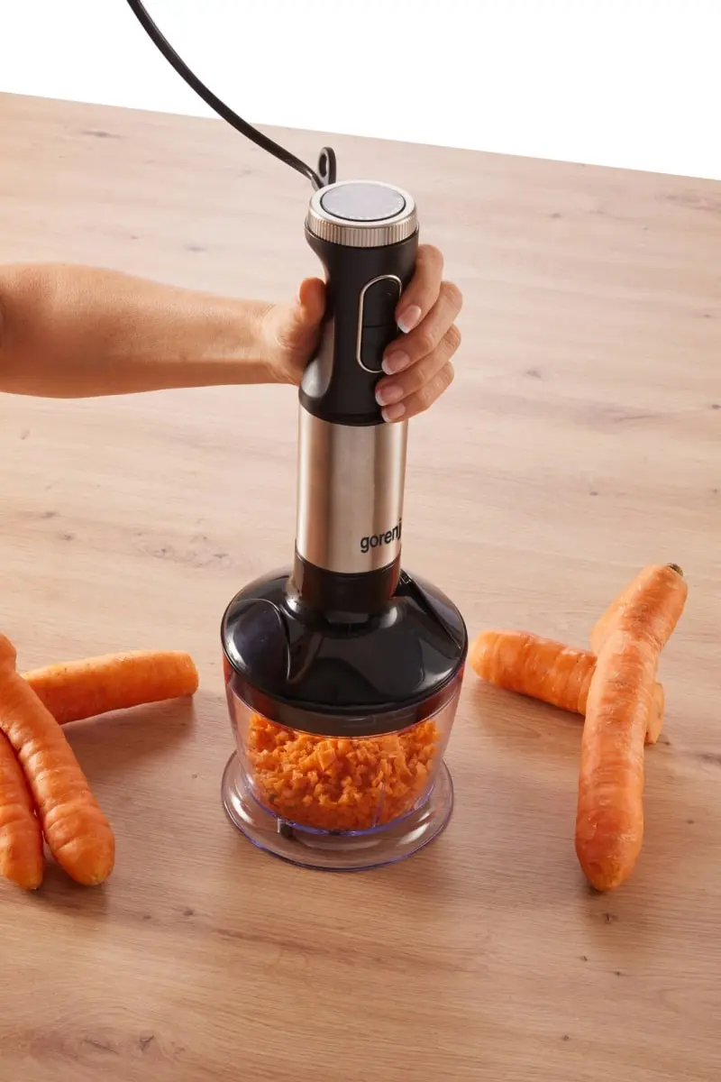 Блендер Gorenje заглибний 1000Вт, 3в1, чаша-600мл, нерж - 11