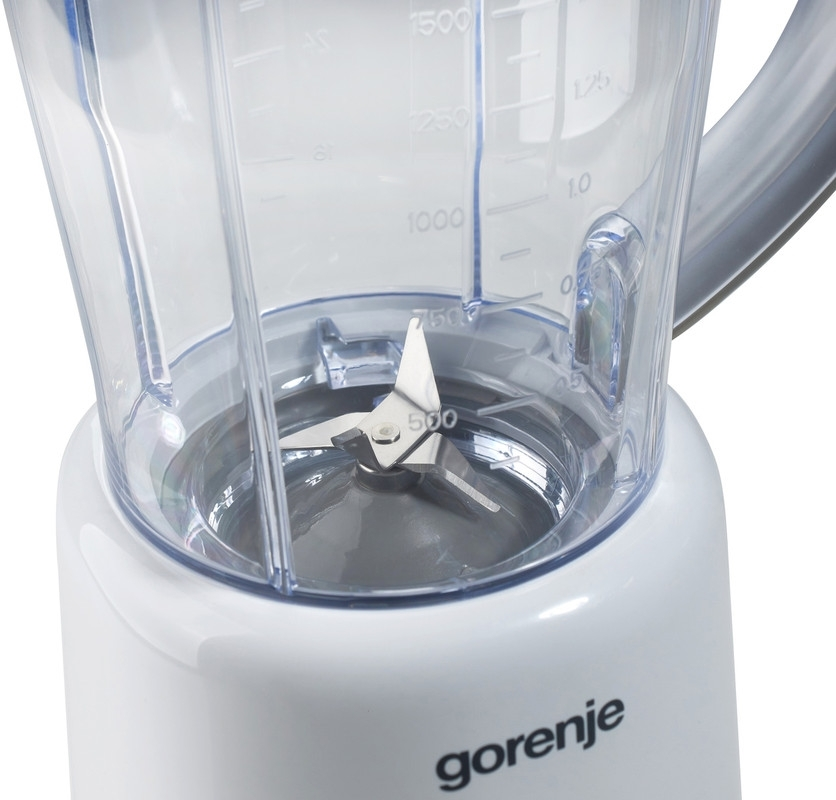 Блендер Gorenje стаціонарний 500Вт, чаша-1500мл, білий - 3