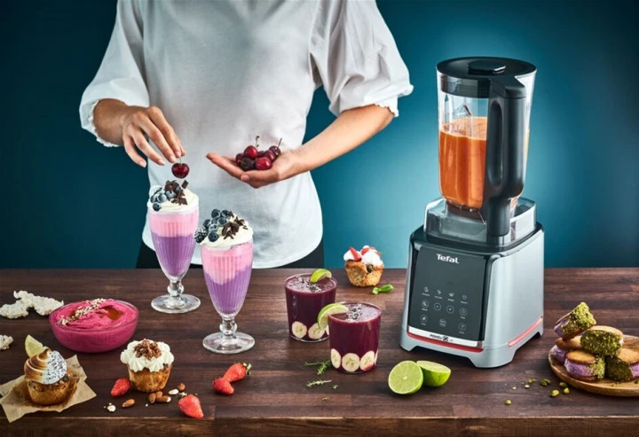 Блендер Tefal стаціонарний InfinyMix + 1600Вт, чаша-1750мл, стакан 600мл, сріблясто-чорний - 15