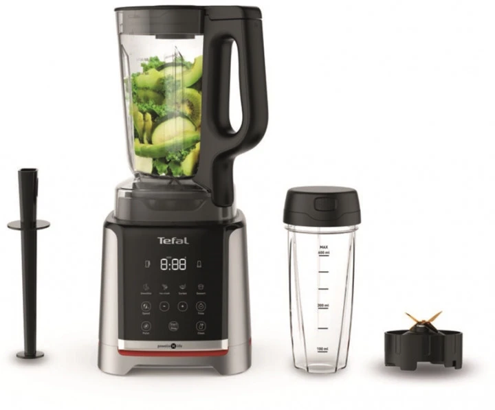 Блендер Tefal стаціонарний InfinyMix + 1600Вт, чаша-1750мл, стакан 600мл, сріблясто-чорний - 5