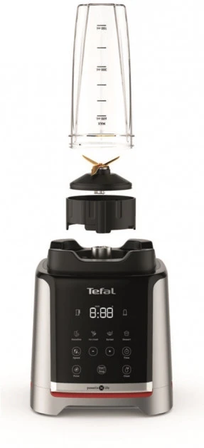 Блендер Tefal стаціонарний InfinyMix + 1600Вт, чаша-1750мл, стакан 600мл, сріблясто-чорний - 7
