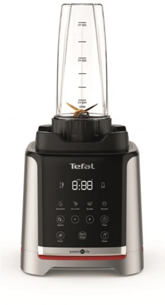 Блендер Tefal стаціонарний InfinyMix + 1600Вт, чаша-1750мл, стакан 600мл, сріблясто-чорний - 6