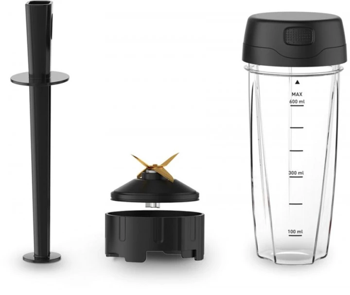 Блендер Tefal стаціонарний InfinyMix + 1600Вт, чаша-1750мл, стакан 600мл, сріблясто-чорний - 11