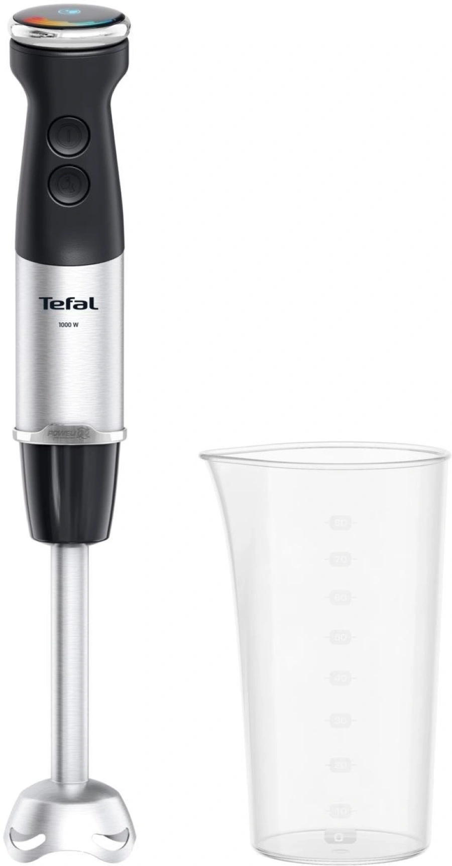 Блендер Tefal заглибний Quickchef+, 1000Вт, 4в1, чаша-800мл, чопер-500мл, кухонний комбайн 5в1, турб - 4