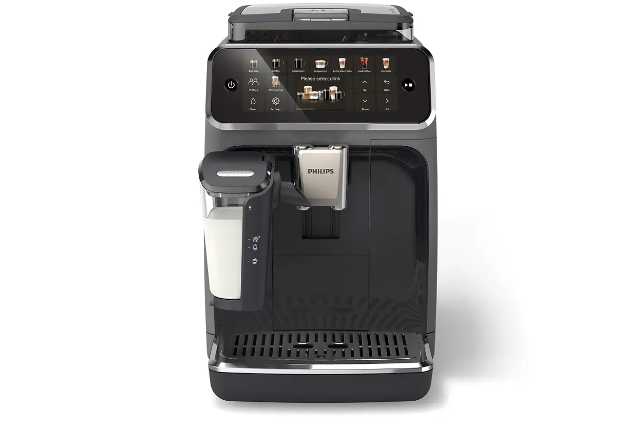 Кавомашина Philips Series 5500, 1.8л, зерно+мелена, автомат.капуч, дисплей, авторецептів -22, холодн