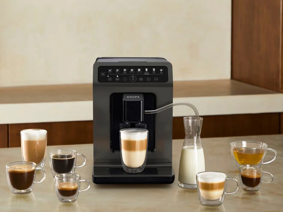 Кавомашина Krups Evidence Classic, 2.3л, зерно, автомат.капуч, дисплей, авторецептів -8, сенсор.керу - 2